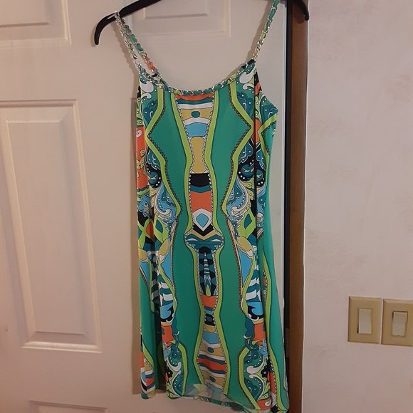 Prelude Women's Scoop Neck Sleeveless Mini Dress Size S - Picture 3 of 7